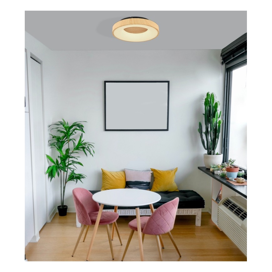 Globo - Dimmbare LED-Deckenleuchte LED/30W/230V + Fernbedienung