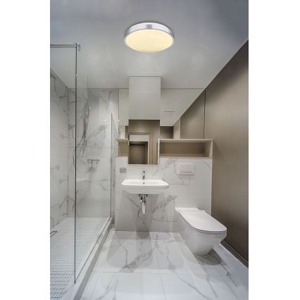 Globo - LED Bathroom ceiling light with a sensor LED/18W/230V IP44