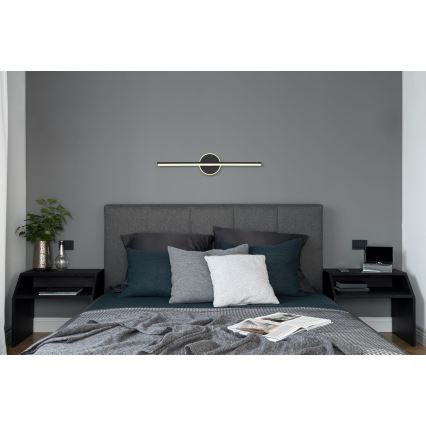 Globo - LED Badezimmerspiegelbeleuchtung LED/10W/230V 60,8 cm IP44 schwarz