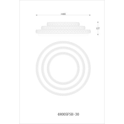 Globo - LED dimmbare Deckenleuchte LED/30W/230V TUYA Wi-Fi + Fernbedienung