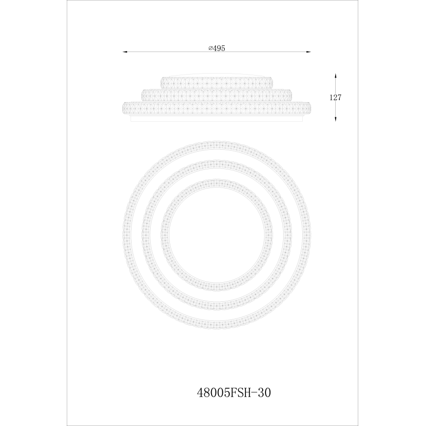 Globo - LED dimmbare Deckenleuchte LED/30W/230V TUYA Wi-Fi + Fernbedienung