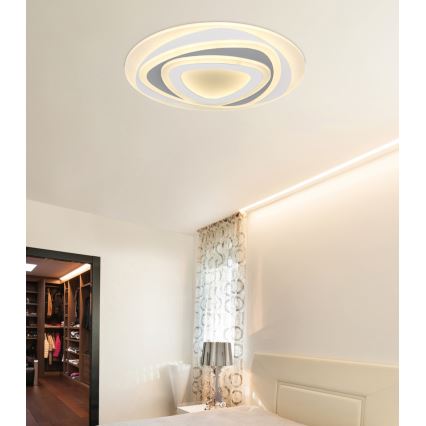 Globo - Dimmbare LED-Deckenleuchte LED/46W/230V 3000-6000K + Fernbedienung