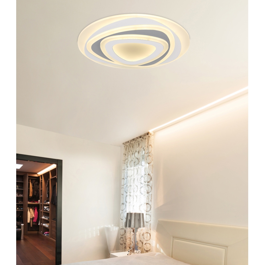 Globo - Dimmbare LED-Deckenleuchte LED/46W/230V 3000-6000K + Fernbedienung
