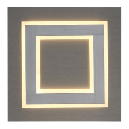 Globo - LED-Deckenleuchte LED/24W/230V 3000K 32x32 cm anthrazit