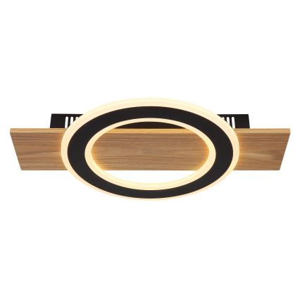 Globo - LED-Deckenleuchte LED/18W/230V braun
