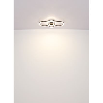 Globo - LED Deckenleuchte LED/30W/230V 2700/4500/6500K Ø 33x50 cm schwarz