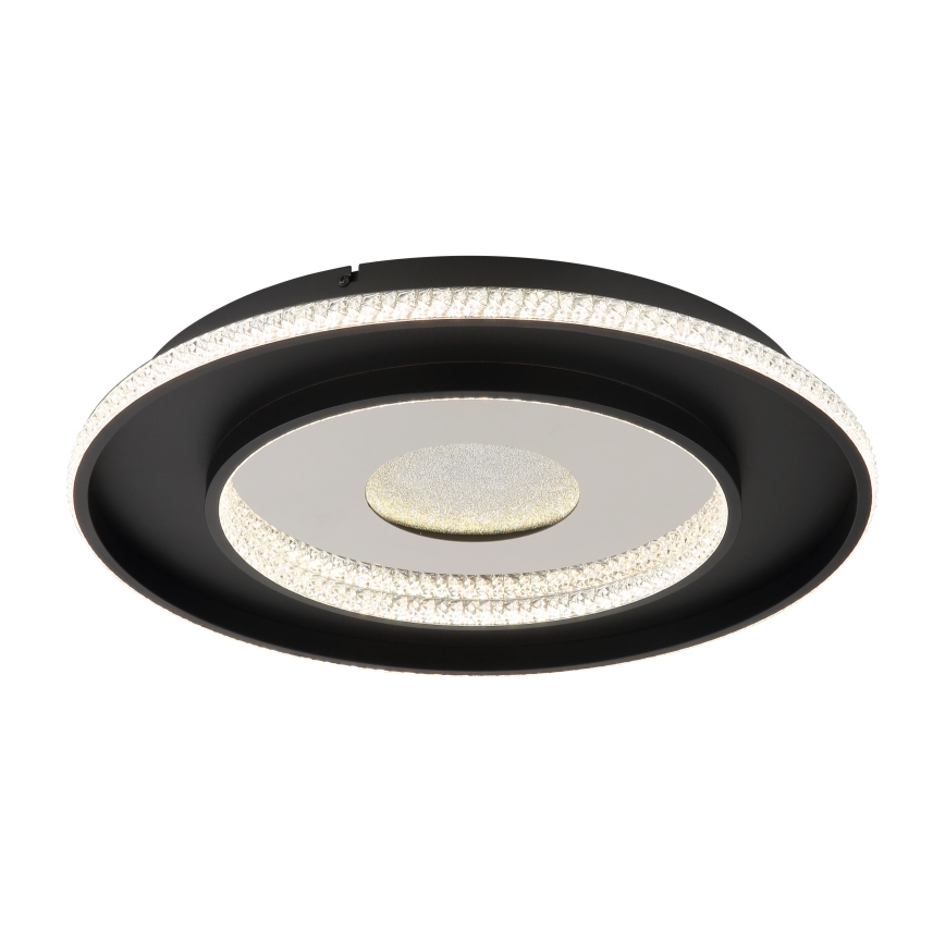 Globo - Dimmbare LED-Deckenleuchte LED/30W/230V 2700-6500K d 52,5 cm schwarz + Fernbedienung