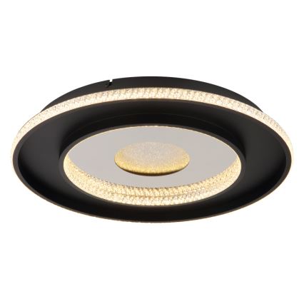 Globo - Dimmbare LED-Deckenleuchte LED/30W/230V 2700-6500K d 52,5 cm schwarz + Fernbedienung