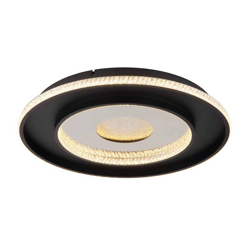 Globo - Dimmbare LED-Deckenleuchte LED/30W/230V 2700-6500K d 52,5 cm schwarz + Fernbedienung