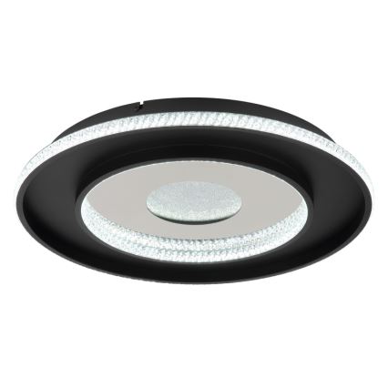 Globo - Dimmbare LED-Deckenleuchte LED/30W/230V 2700-6500K d 52,5 cm schwarz + Fernbedienung