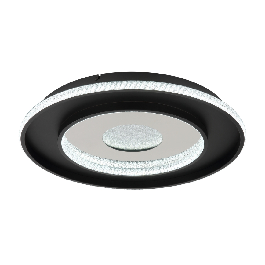 Globo - Dimmbare LED-Deckenleuchte LED/30W/230V 2700-6500K d 52,5 cm schwarz + Fernbedienung