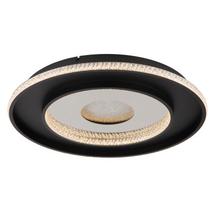 Globo - Dimmbare LED-Deckenleuchte LED/30W/230V 2700-6500K d 52,5 cm schwarz + Fernbedienung