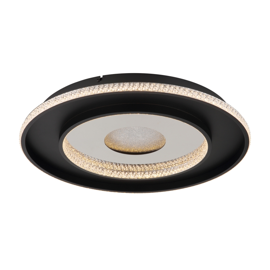 Globo - Dimmbare LED-Deckenleuchte LED/30W/230V 2700-6500K d 52,5 cm schwarz + Fernbedienung