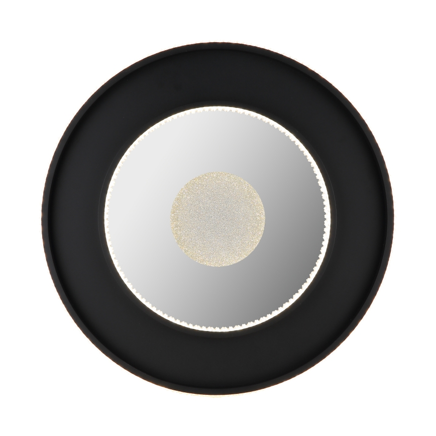 Globo - Dimmbare LED-Deckenleuchte LED/30W/230V 2700-6500K d 52,5 cm schwarz + Fernbedienung