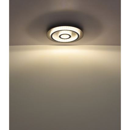 Globo - dimmbare LED-Deckenleuchte LED/40W/230V 3000-6500K Ø 45 cm anthrazit + Fernbedienung