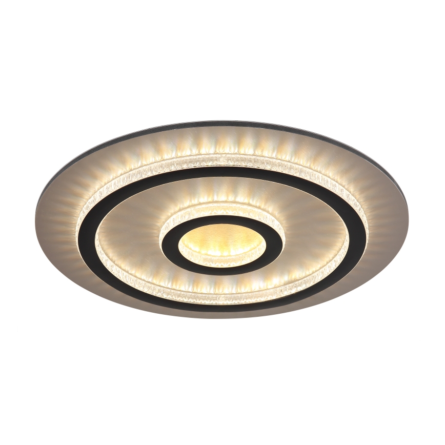 Globo - dimmbare LED-Deckenleuchte LED/40W/230V 3000-6500K Ø 45 cm schwarz + Fernbedienung