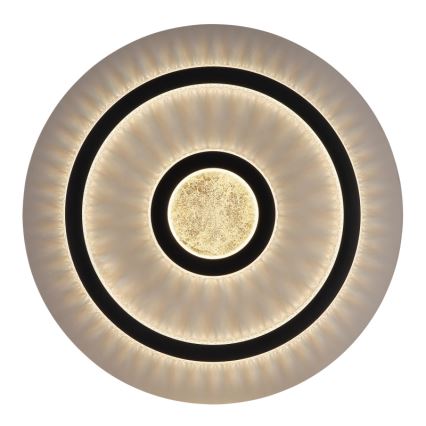 Globo - dimmbare LED-Deckenleuchte LED/40W/230V 3000-6500K Ø 45 cm schwarz + Fernbedienung