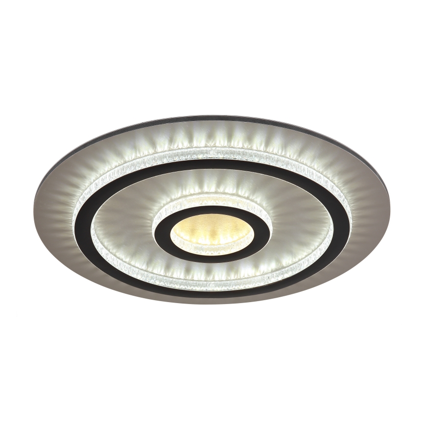 Globo - dimmbare LED-Deckenleuchte LED/40W/230V 3000-6500K Ø 45 cm schwarz + Fernbedienung