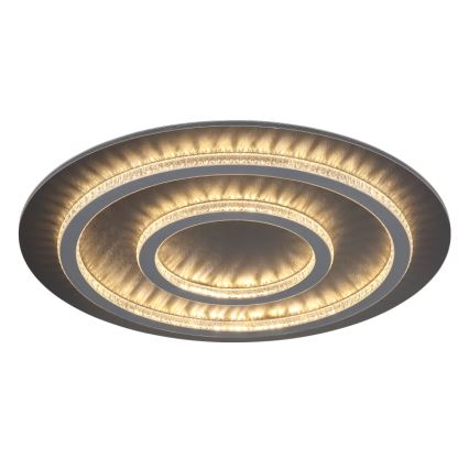 Globo - Dimmbare LED-Deckenleuchte LED/60W/230V 3000-6500K Ø 55 cm anthrazit + Fernbedienung