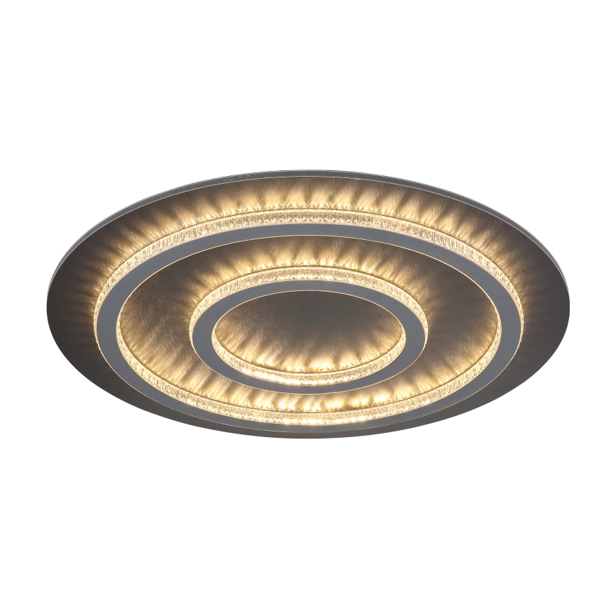 Globo - Dimmbare LED-Deckenleuchte LED/60W/230V 3000-6500K Ø 55 cm anthrazit + Fernbedienung
