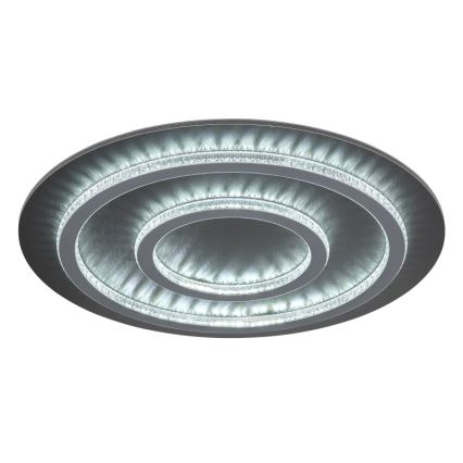 Globo - Dimmbare LED-Deckenleuchte LED/60W/230V 3000-6500K Ø 55 cm anthrazit + Fernbedienung