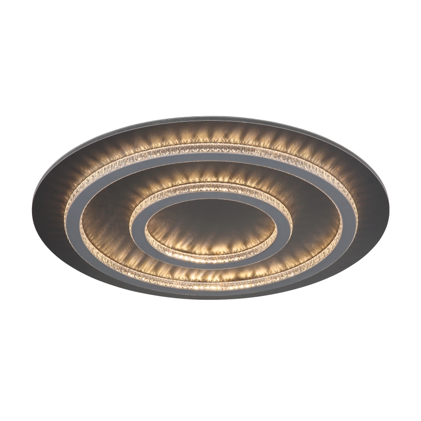 Globo - Dimmbare LED-Deckenleuchte LED/60W/230V 3000-6500K Ø 55 cm anthrazit + Fernbedienung