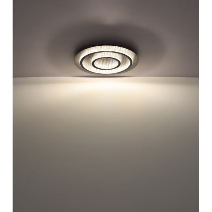 Globo - Dimmbare LED-Deckenleuchte LED/60W/230V 3000-6500K Ø 55 cm anthrazit + Fernbedienung