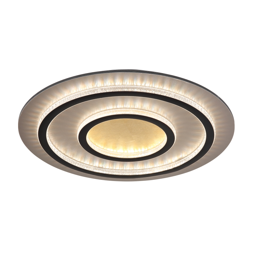 Globo - LED-dimmbare Deckenleuchte LED/60W/230V 3000–6500K Ø 55 cm schwarz + Fernbedienung