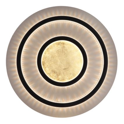 Globo - LED-dimmbare Deckenleuchte LED/60W/230V 3000–6500K Ø 55 cm schwarz + Fernbedienung