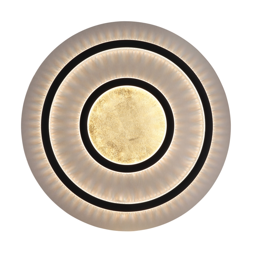 Globo - LED-dimmbare Deckenleuchte LED/60W/230V 3000–6500K Ø 55 cm schwarz + Fernbedienung