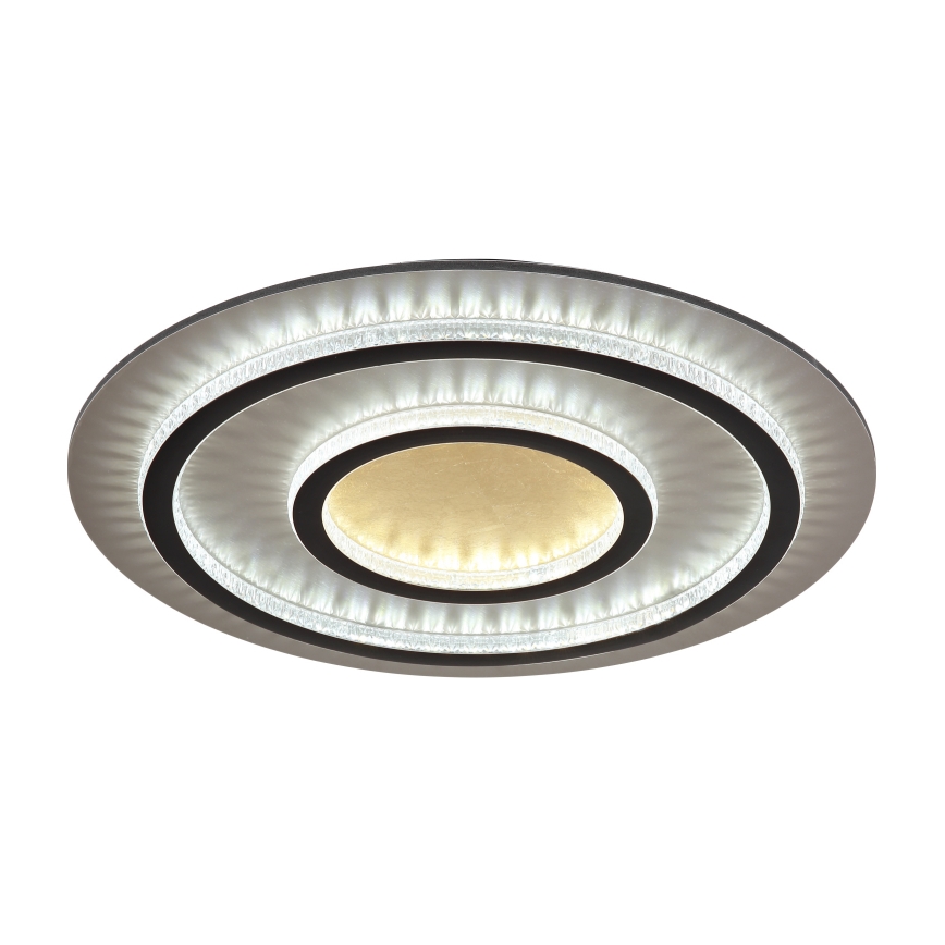 Globo - LED-dimmbare Deckenleuchte LED/60W/230V 3000–6500K Ø 55 cm schwarz + Fernbedienung