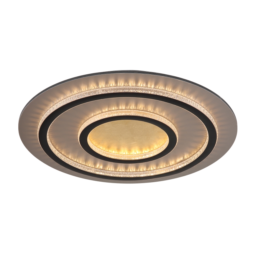 Globo - LED-dimmbare Deckenleuchte LED/60W/230V 3000–6500K Ø 55 cm schwarz + Fernbedienung
