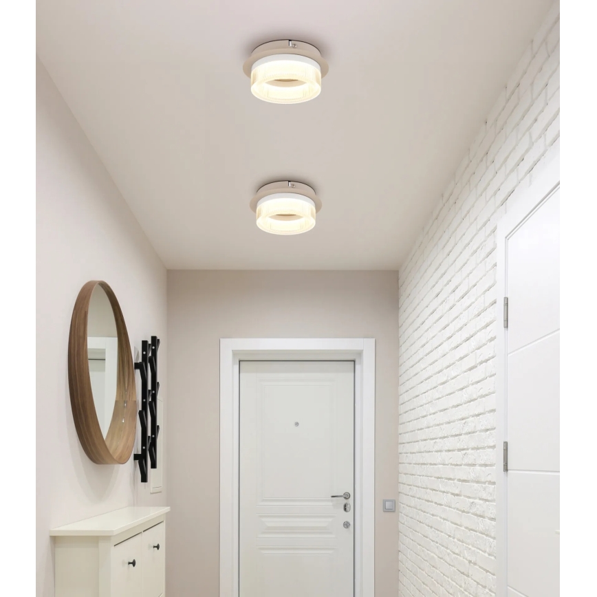 Globo - LED-Deckenleuchte, 8W, 230V, 3000K, Ø 16 cm