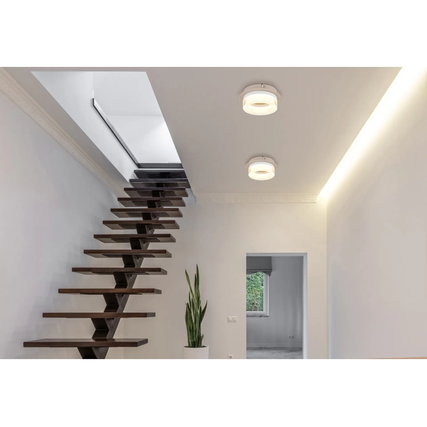 Globo - LED-Deckenleuchte, 8W, 230V, 3000K, Ø 16 cm