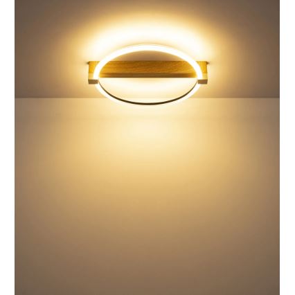 Globo - LED-Deckenleuchte LED/15W/230V 3000K beige