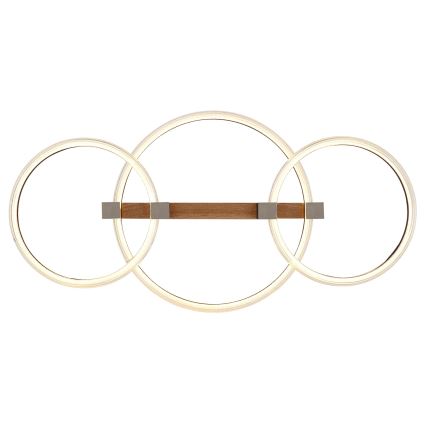 Globo - LED-Deckenleuchte LED/40W/230V 3000K 76,1x38 cm braun