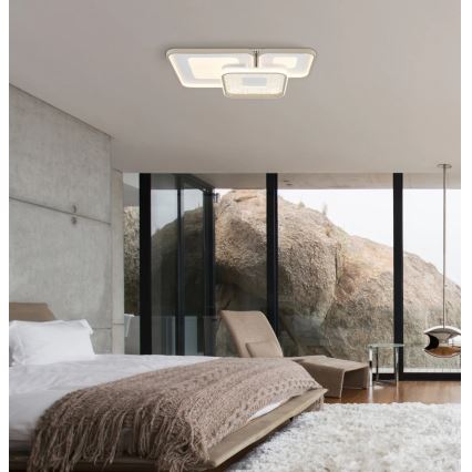 Globo - dimmbare LED-Deckenleuchte LED/55W/230V 2700-6000K 65x45,5 cm + Fernbedienung
