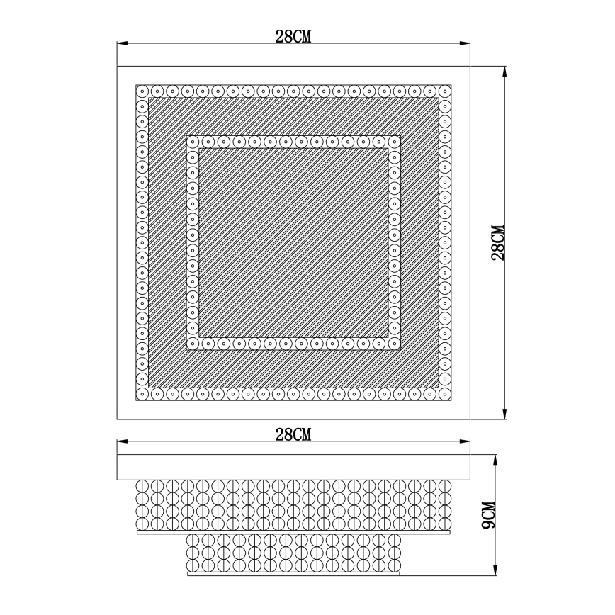 Globo - LED-Deckenleuchte LED/16W/230V