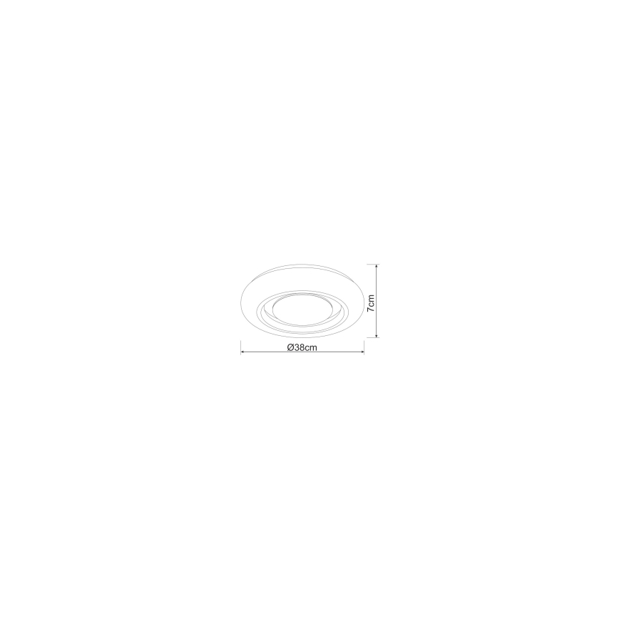 Globo - LED-Deckenleuchte LED/24W/230V