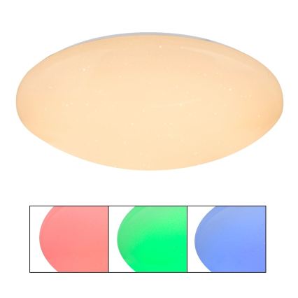 Globo - dimmbare RGB-LED-Deckenleuchte LED/48W/230V + LED/10W 2700–6500K Ø 50 cm + Fernbedienung