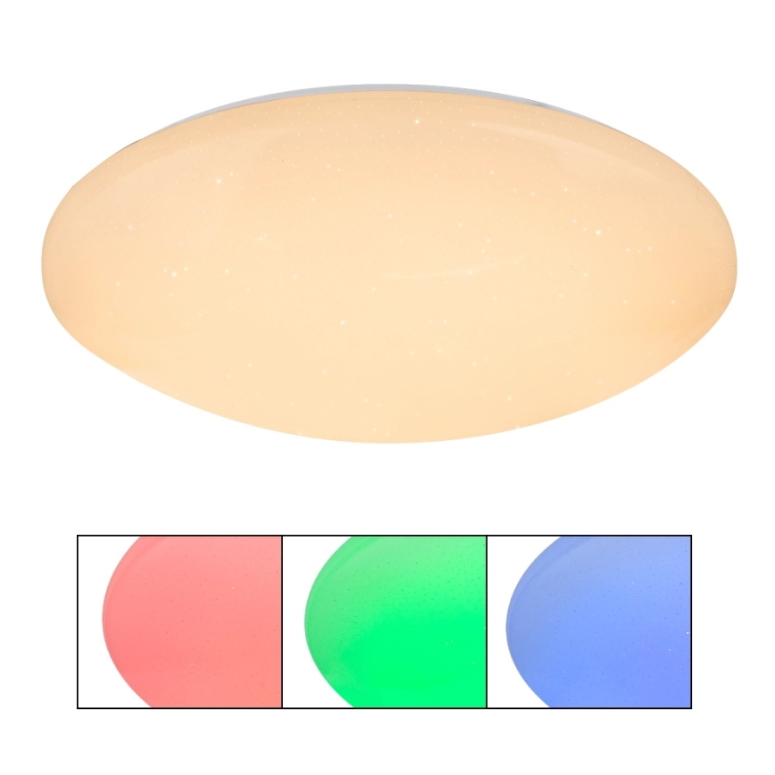 Globo - dimmbare RGB-LED-Deckenleuchte LED/48W/230V + LED/10W 2700–6500K Ø 50 cm + Fernbedienung