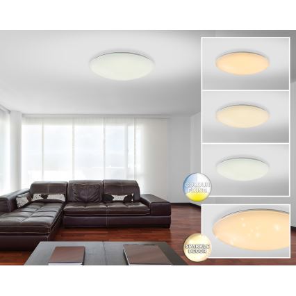 Globo - Dimmbare LED-Deckenleuchte LED/80W/230V + Fernbedienung