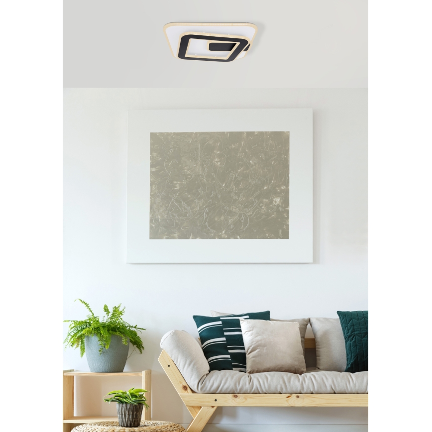 Globo - Dimmbare LED-Deckenleuchte LED/36W/230V 3000-6000K + Fernbedienung