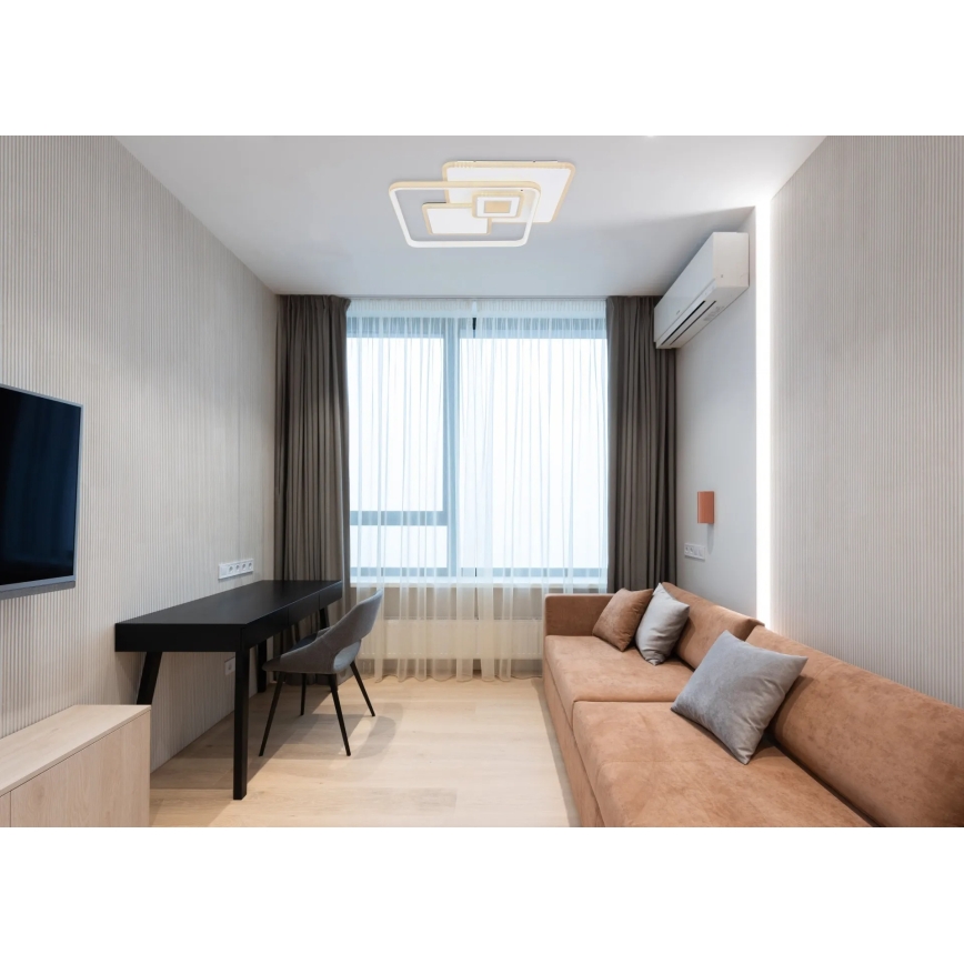 Globo - LED-dimmbare Deckenleuchte LED/50W/230V 2700-6000K Wi-Fi Tuya 50,3x50,3 cm + Fernbedienung