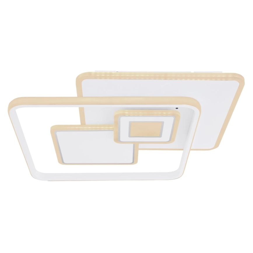 Globo - LED-dimmbare Deckenleuchte LED/50W/230V 2700-6000K Wi-Fi Tuya 50,3x50,3 cm + Fernbedienung
