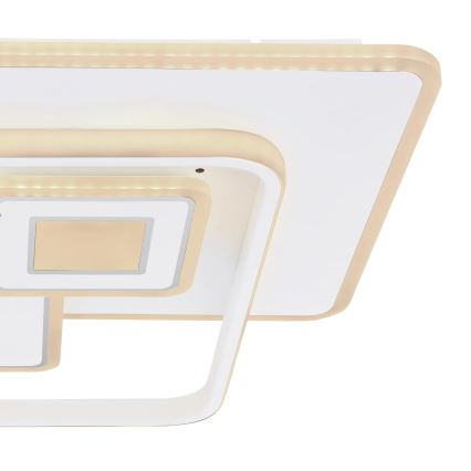 Globo - LED-dimmbare Deckenleuchte LED/50W/230V 2700-6000K Wi-Fi Tuya 50,3x50,3 cm + Fernbedienung