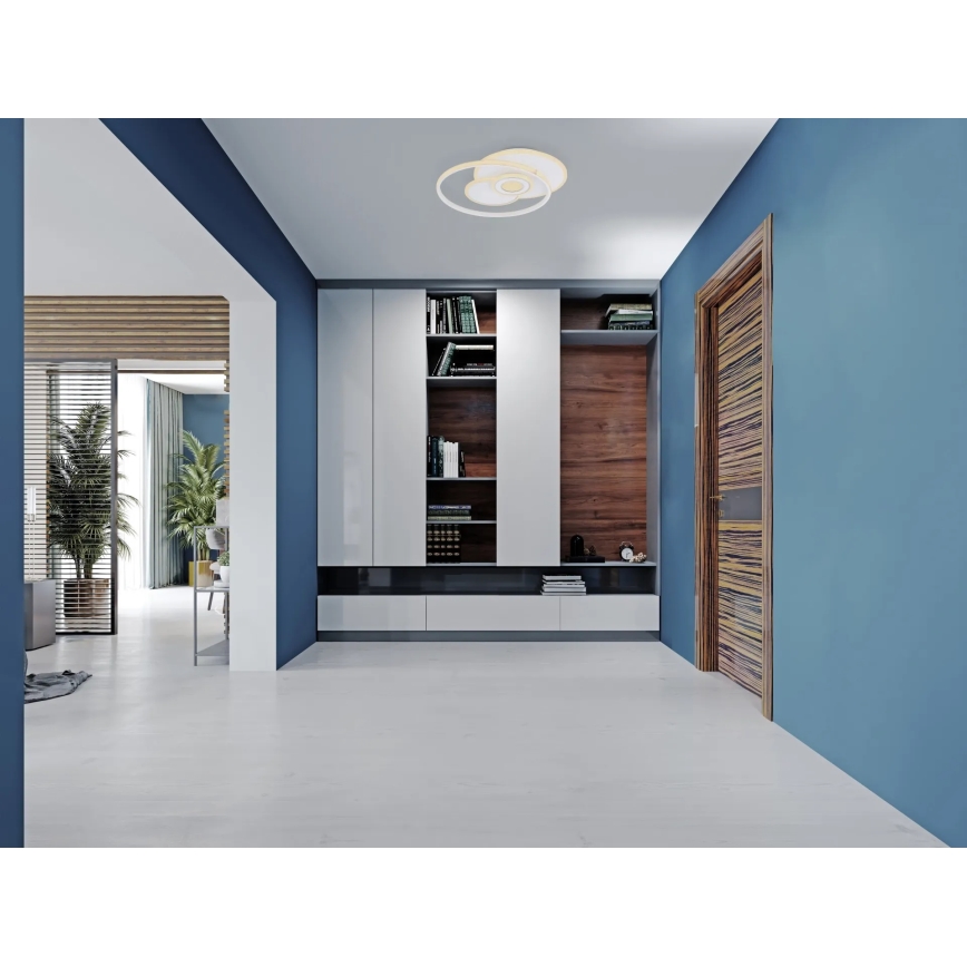Globo - LED-dimmbare Deckenleuchte LED/50W/230V 2700-6000K Wi-Fi Tuya 46x54,5 cm + Fernbedienung