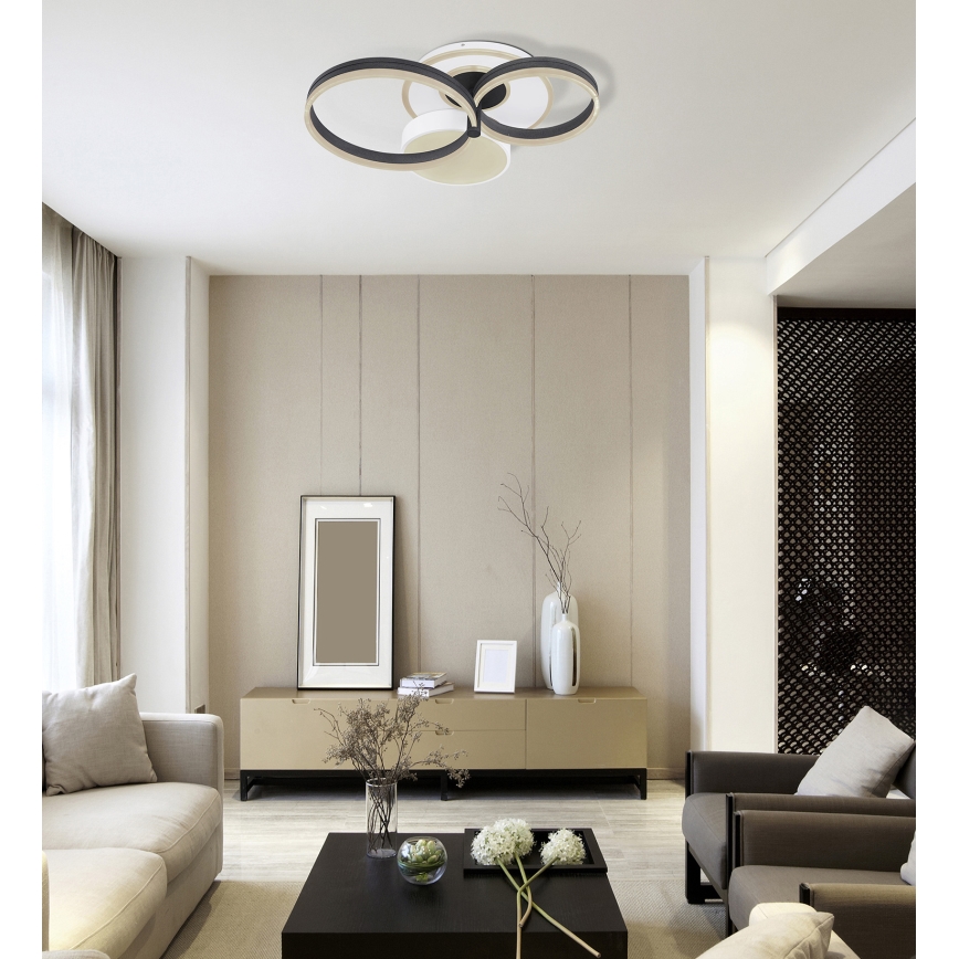 Globo - Dimmbare LED-Deckenleuchte LED/48W/230V 2700-6000K Wi-Fi Tuya + Fernbedienung