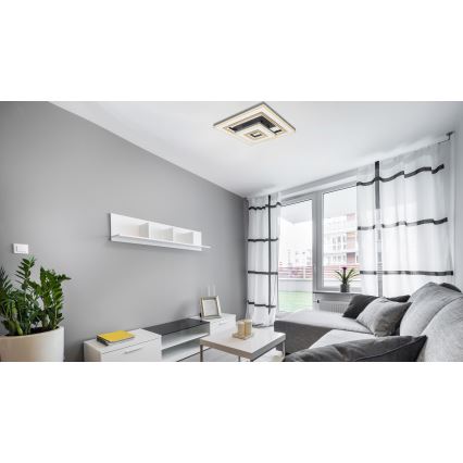 Globo - Dimmbare LED-Deckenleuchte LED/50W/230V 2700-6000K + Fernbedienung