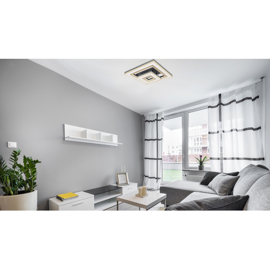 Globo - Dimmbare LED-Deckenleuchte LED/50W/230V 2700-6000K + Fernbedienung